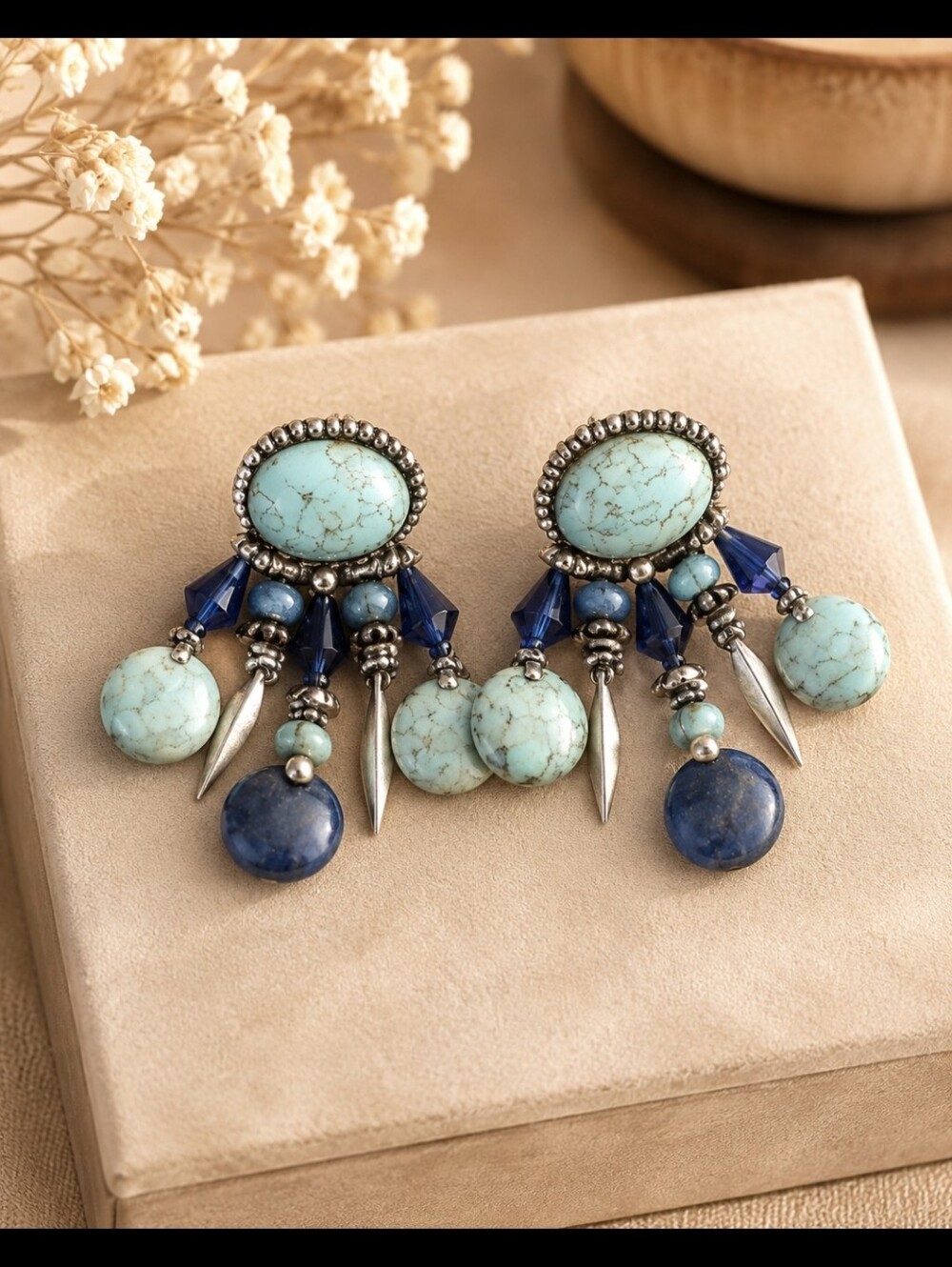 Native Blue Earrings
